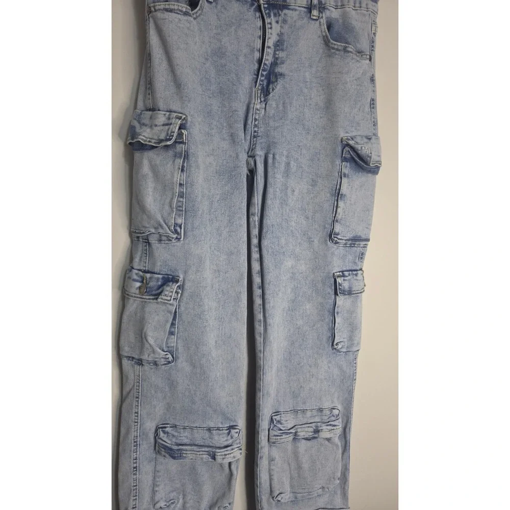 Between Us Multi Pocket Cargo 90s Skater‎ Grunge Punk Vibe Size 15